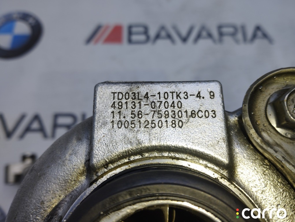 11657593016 Турбина BMW 335is 2010г. - фото №3