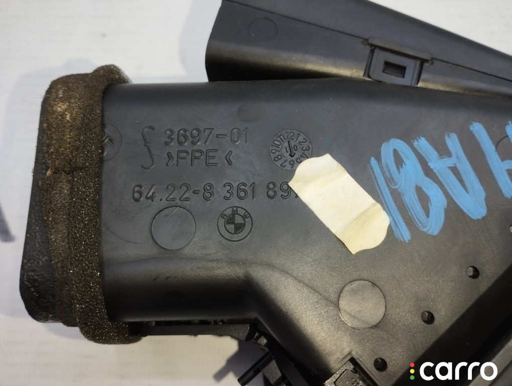 Воздуховод отопителя BMW 325i, M54B25, 64228361897, фото 3