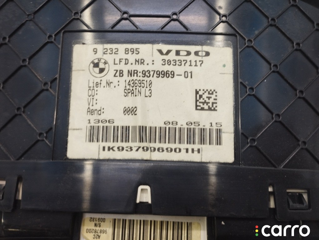 Щиток приборов BMW 428i, левый руль, 62109379969, фото 3
