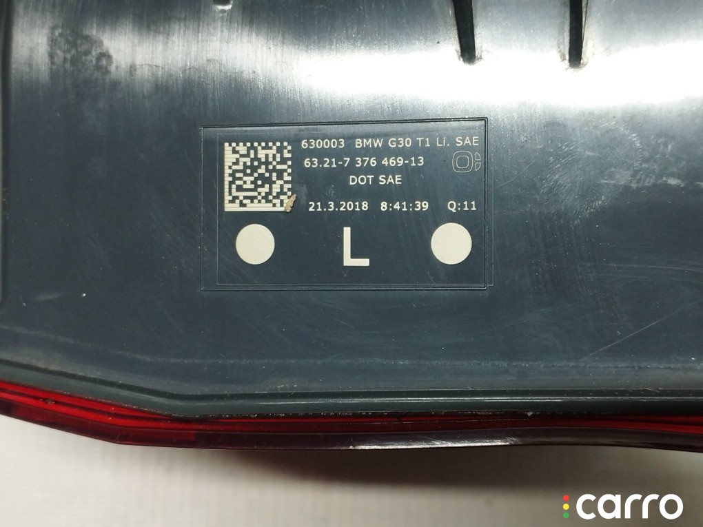 Фонарь BMW 530E, 63217376469, фото 3
