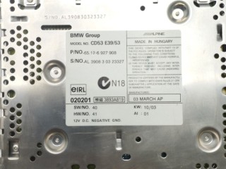 Радиоприемник BMW Business, ориг. номер 65126943433, 65106927908, BMW X5 4.6i