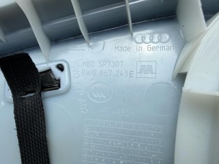 обшивка центральной стойки левая верхняя, ориг. номер 8W0867243E, 8W0867293, Audi S4 B9 [рестайлинг] 2019-2026