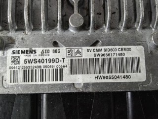 Блок управления двигателем, ориг. номер 9656171480, Citroen C5 2004-2008
