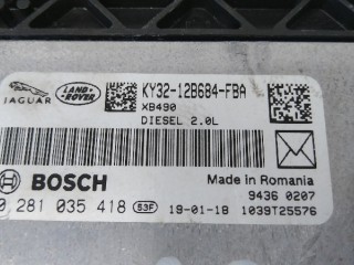 Блок управления двигателем, ориг. номер KY3212B684FBA, JAGUAR F-PACE X761 09/2015 -