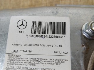 Подушка безопасности пассажира, ориг. номер A1668600302, MERCEDES-BENZ M-CLASS W166 06/2011 - 12/2015