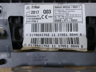 Подушка безопасности пассажира, ориг. номер A2178601702, MERCEDES-BENZ S-CLASS купе C217 04/2014 -