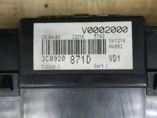 Щиток приборов (приборная панель) Volkswagen 3C0920871D, ориг. номер 3C0920871D, VW PASSAT B6 2005-2010