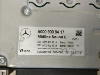 Усилитель музыкальный, ориг. номер A2059018814, MERCEDES-BENZ C-CLASS W205 07/2013 -