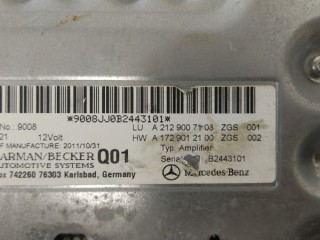 Усилитель музыкальный, ориг. номер A2129007108, MERCEDES-BENZ E-CLASS W212 01/2009 - 12/2016