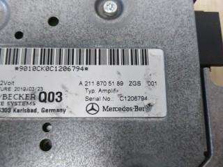 Усилитель музыкальный, ориг. номер A2118705189, MERCEDES-BENZ E-CLASS W212 01/2009 - 12/2016