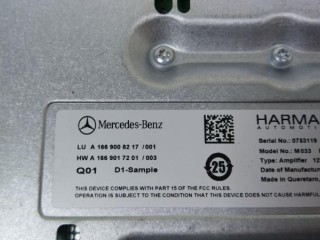 Усилитель музыкальный, ориг. номер A1669008217, MERCEDES-BENZ GLE W166 04/2015 - 10/2018