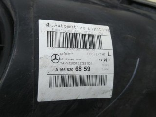 Фара левая, ориг. номер A1668206859, MERCEDES-BENZ M-CLASS W166 06/2011 - 12/2015