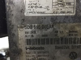 Автономный отопитель Volkswagen 3D0815005AA, ориг. номер 3D0815005AA, VW PHAETON 2002-2007