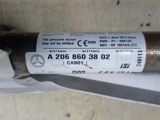 Подушка безопасности боковая (шторка) левая, ориг. номер A2068603802, MERCEDES-BENZ C-CLASS W206 02/2021 - /2026