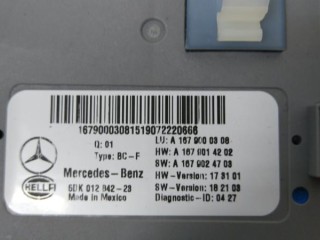 Блок комфорта, ориг. номер A1679000308, MERCEDES-BENZ GLE W167 01/2019 - 12/2025