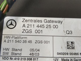 Блок управления центральным замком, ориг. номер A2114452500, MERCEDES-BENZ E-CLASS W211 03/2002 - 03/2009