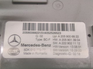 Блок предохранителей SAM, ориг. номер A2059006822, MERCEDES-BENZ C-CLASS W205 07/2013 -