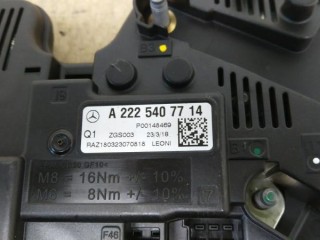 Блок предохранителей, ориг. номер A2225407714, MERCEDES-BENZ S-CLASS W222, V222, X222 05/2013 -