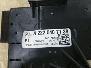 Блок предохранителей, ориг. номер A2225407139, MERCEDES-BENZ S-CLASS W222, V222, X222 05/2013 -