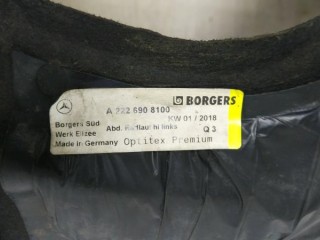 Защита арок задняя левая (подкрылок), ориг. номер A2226908100, MERCEDES-BENZ S-CLASS W222, V222, X222 05/2013 -
