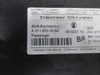 Блок управления сиденьем, ориг. номер A2118704585, MERCEDES-BENZ CLS C219 10/2004 - 02/2011
