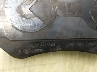 Диск тормозной передний, ориг. номер A2234214200, MERCEDES-BENZ GLC X254 01/2020 -
