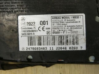 Подушка безопасности боковая (в сиденье), ориг. номер A2478603403, MERCEDES-BENZ GLA H247 02/2020 -