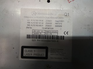 Магнитола, ориг. номер A212900390880, MERCEDES-BENZ E-CLASS W212 01/2009 - 12/2016