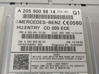 Магнитола, ориг. номер A2059009814, MERCEDES-BENZ C-CLASS W205 07/2013 -