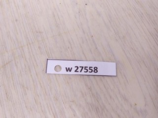 Сигнал (клаксон), ориг. номер W27558, MERCEDES-BENZ C-CLASS W204 01/2007 - 01/2015