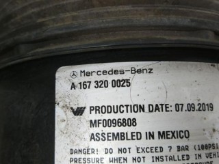 Пневмоподушка задняя левая, ориг. номер A1673200025, MERCEDES-BENZ GLE W167 01/2019 - 12/2025