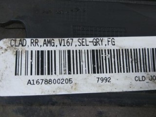 Молдинг крыла заднего правого, ориг. номер A1678800205, MERCEDES-BENZ GLE W167 01/2019 - 12/2025