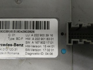 Блок SAM, ориг. номер A2229003916, MERCEDES-BENZ S-CLASS W222, V222, X222 05/2013 -