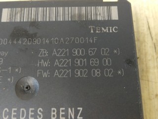 Блок управления ZGW, ориг. номер A2219006702, MERCEDES-BENZ S-CLASS купе C216 05/2006 - 12/2013