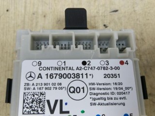 Блок управления двери передней левой, ориг. номер A1679003811, MERCEDES-BENZ GLC Coupe C253 06/2016 -