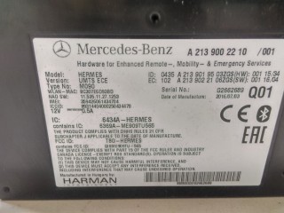 Блок аварийного вызова, ориг. номер A2139002210, MERCEDES-BENZ S-CLASS W222, V222, X222 05/2013 -