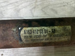 Карданный вал, ориг. номер A1634100301, MERCEDES-BENZ M-CLASS W163 02/1998 - 07/2005