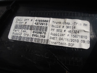 Обшивка багажника, BMW X5 E70 2010-2013