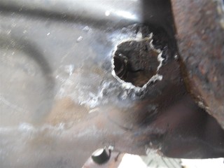 Кулак поворотный левый, BMW X3 E83 2003-2006