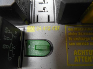 Блок предохранителей, ориг. номер 24412497, Opel Zafira A 1999-2003