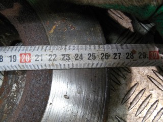 Диск тормозной передний, Peugeot 307 2005-2008