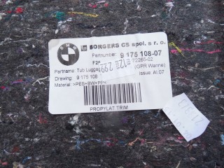 Обшивка багажника, ориг. номер 9175108, BMW X3 F25 2014-2017