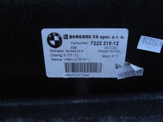 Обшивка багажника, ориг. номер 7222218, BMW X3 F25 2014-2017