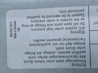 капот, ориг. номер 4B3010126R, Audi A6 C5 [рестайлинг] 2001-2005