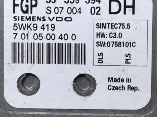 блок управления двигателем, ориг. номер S0700402, 5559394, Opel Astra H 2004-2007