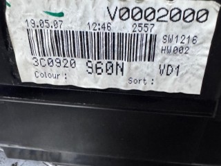панель приборов (щиток), ориг. номер 3C0920960N, Volkswagen Passat B6 2005-2010