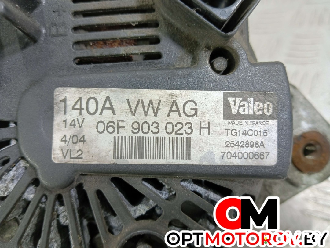 06F903023H, TG14C015 Генератор Audi A4 2004г. - фото №5