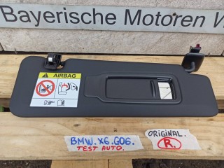 солнцезащитный козырек правый, ориг. номер 5A2A102, BMW X6 G06 [рестайлинг] 2023-2026