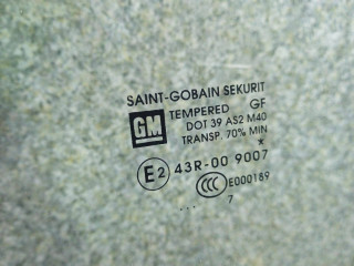 стекло двери передней левой, Opel Corsa D 2006-2011
