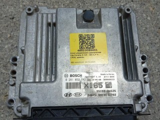 блок управления двигателем, ориг. номер 0281032241, 39150-2A525, Kia Carens 3 поколение 2013-2016